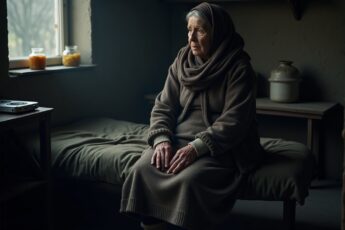 Богатый сын поселил старуху-мать в летней кухне и ждал её городскую квартиру. А однажды к воротам подъехал нотариус