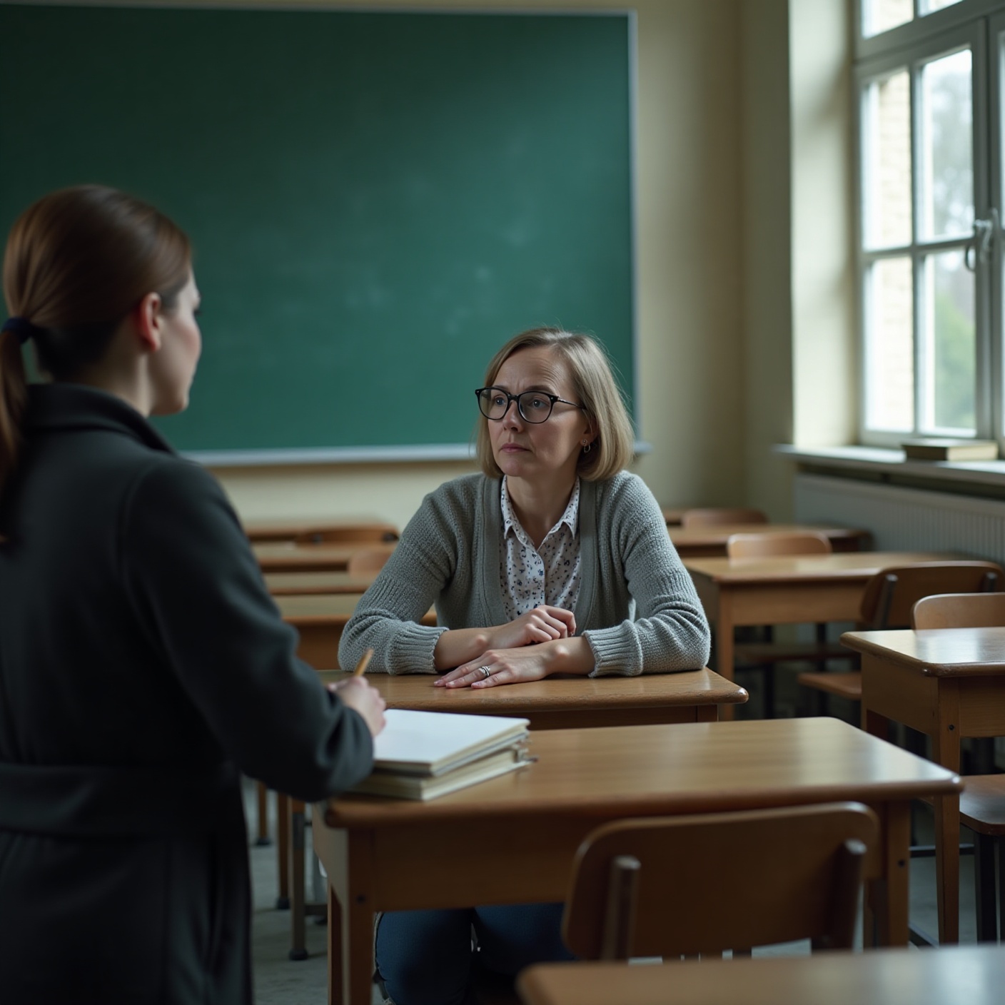 Учительница упорно ставила моей дочери тройки, и я ходила скандалить в школу. Через десять лет дочь принесла мне ту самую тетрадь