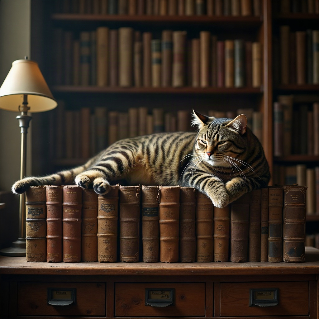 Библиотечный кот садился на книги, которые никто не брал годами. Библиотекарь проверила по формулярам — и не поверила 🐈