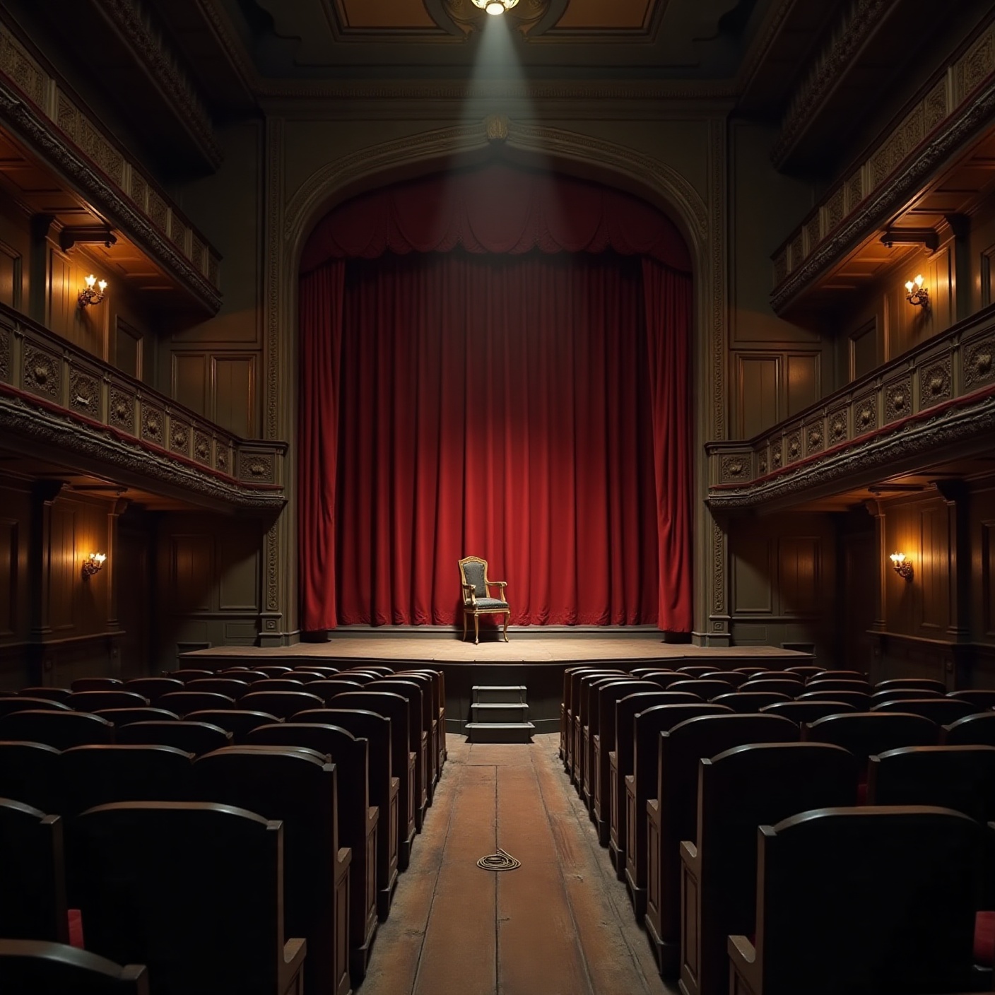 До того как стать Жоффреем де Пейраком, он ставил спектакли в театре ужасов 🎭